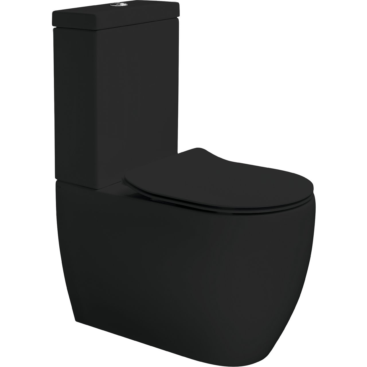 LAVABO GLOMP RIMLESS GULVSTÅENDE TOALETT MATT SORT LAVABO GLOMP RIMLESS GULVSTÅENDE TOALETT MATT SORT