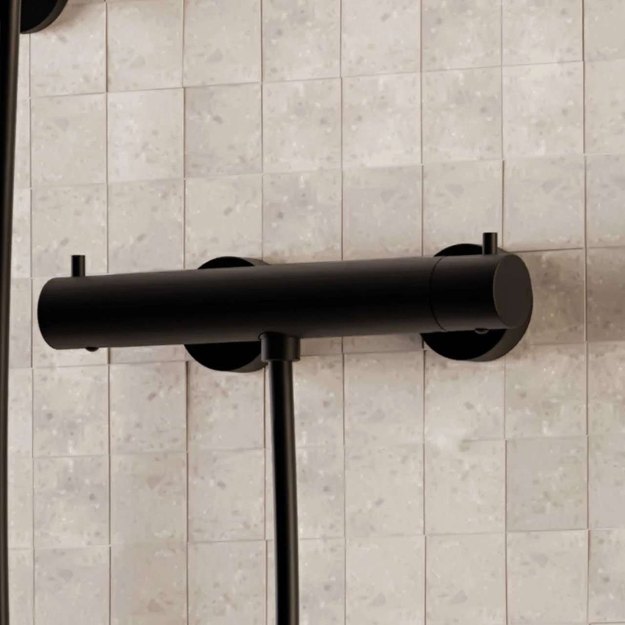 LAVABO ARGO DUSJTERMOSTAT M/ECO STOP MATT SORT LAVABO ARGO DUSJTERMOSTAT M/ECO STOP MATT SORT
