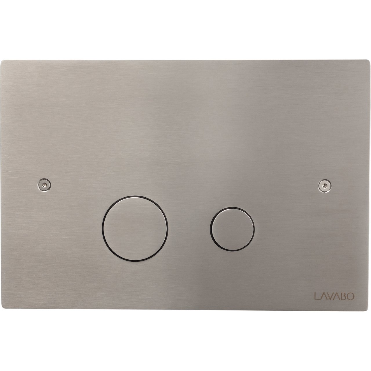 LAVABO LUNA TRYKKPLATE T/INNBYGNINGSSISTERNE BØRSTET RUSTFRITT STÅL LAVABO LUNA TRYKKPLATE T/INNBYGNINGSSISTERNE BØRSTET RUSTFRITT STÅL