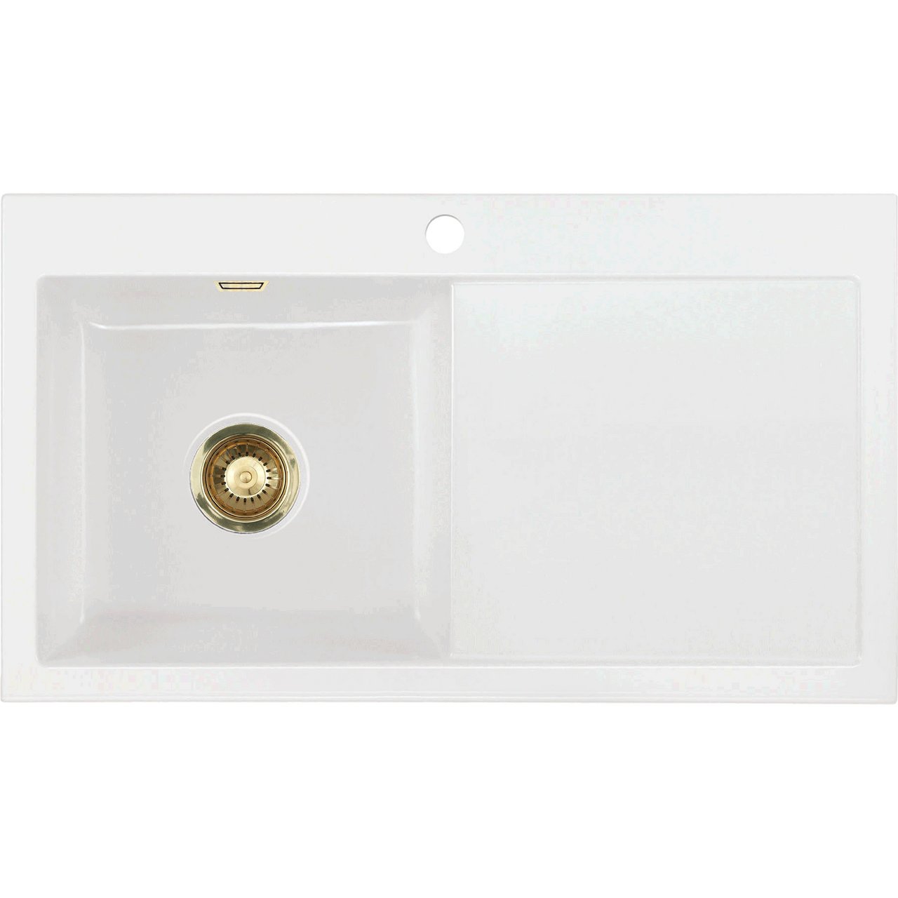 LAVABO MERA 90 KERAMIKK KJØKKENVASK HVIT M/MESSING BUNNVENTIL LAVABO MERA 90 KERAMIKK KJØKKENVASK HVIT M/MESSING BUNNVENTIL