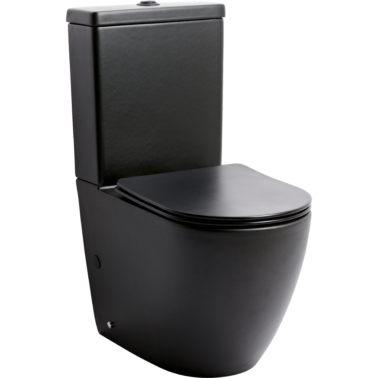 LAVABO STUDIO GULVSTÅENDE TOALETT M/SLIM TOALETTSETE MATT SORT LAVABO STUDIO GULVSTÅENDE TOALETT M/SLIM TOALETTSETE MATT SORT