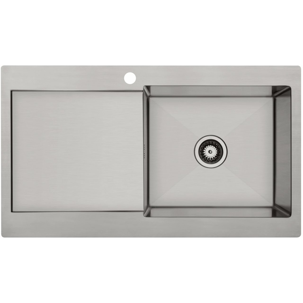 LAVABO KUBUS 90 R SOFT KJØKKENVASK RUSTFRITT STÅL LAVABO KUBUS 90 R SOFT KJØKKENVASK RUSTFRITT STÅL