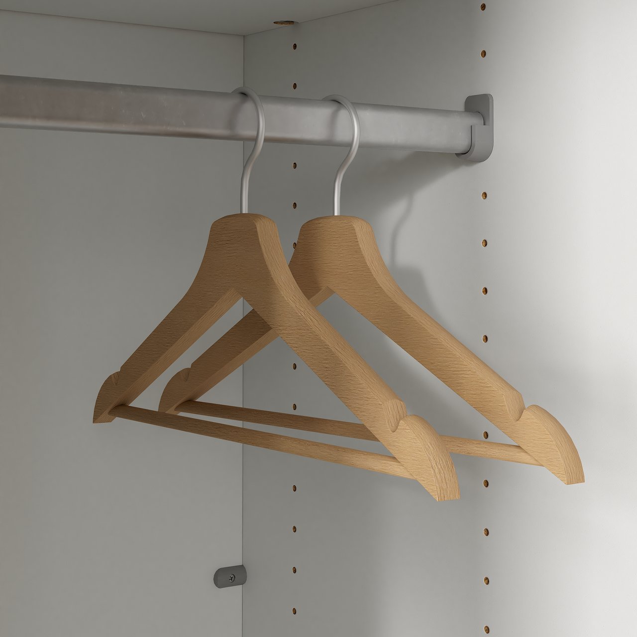 LIND NEST GARDEROBESTANG METALL 50