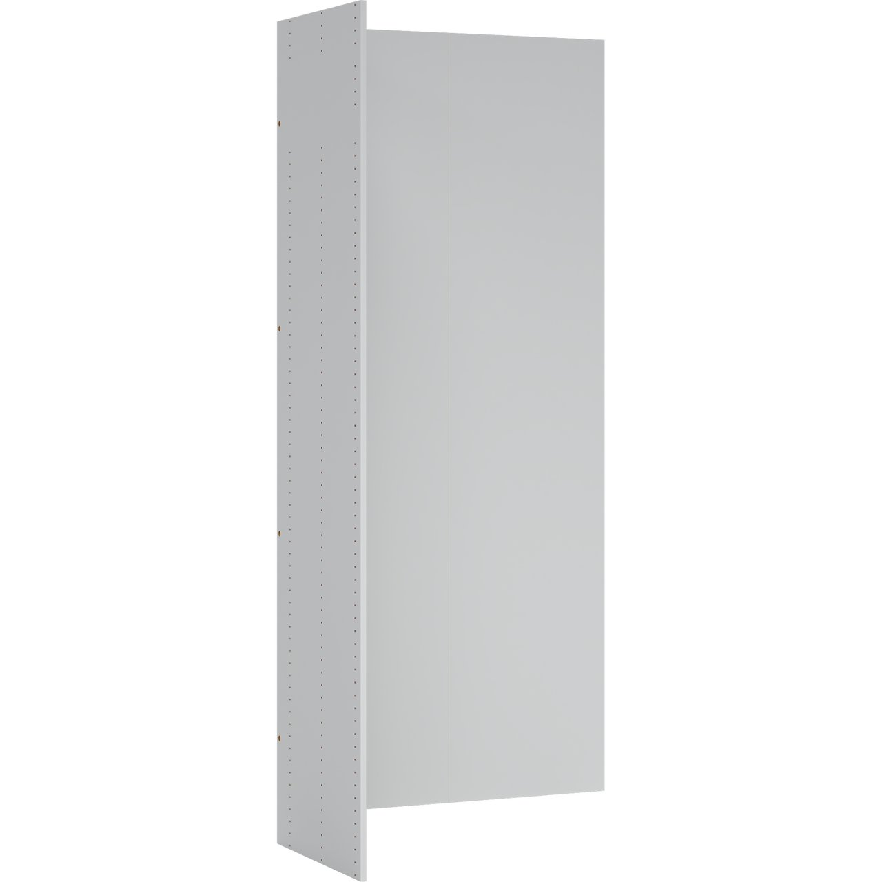 LIND NEST SKILLEVEGG/BAKPLATE PÅBYGG LYS GRÅ 100