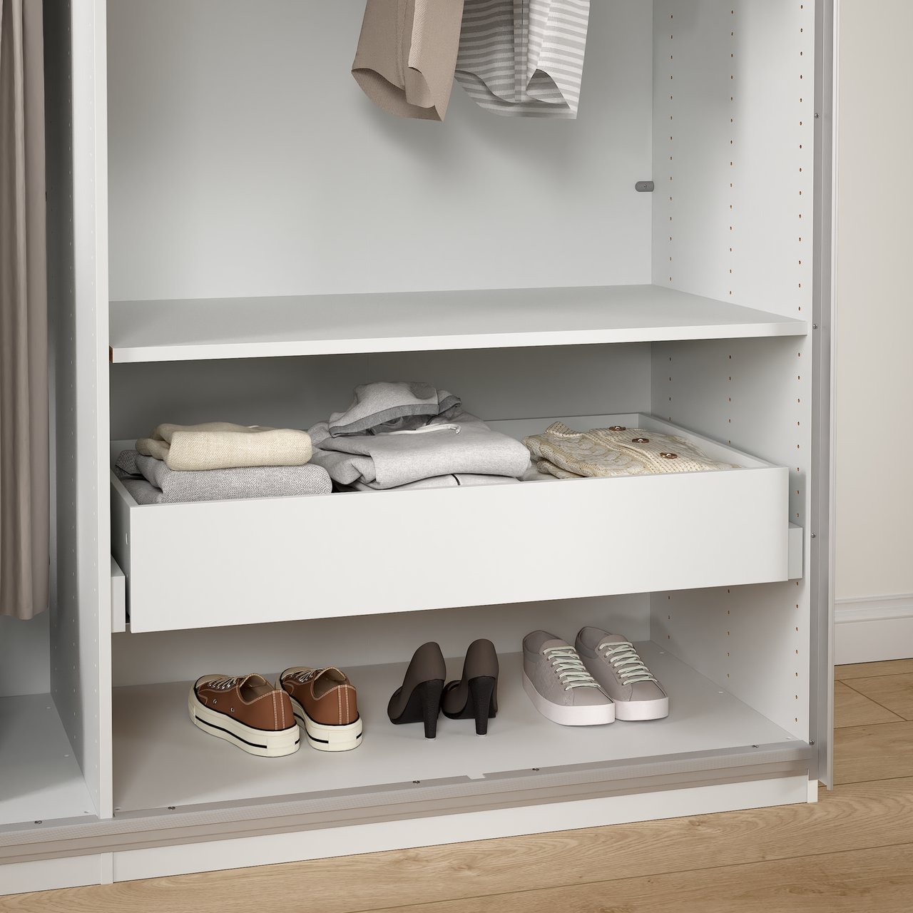 LIND NEST SKUFF M/SOFTCLOSE LYS GRÅ 100 LIND NEST SKUFF M/SOFTCLOSE LYS GRÅ 100