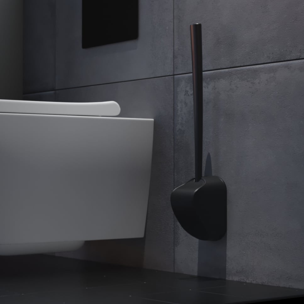 SANIMAID PARIS TOALETTBØRSTE M/HOLDER SORT SANIMAID PARIS TOALETTBØRSTE M/HOLDER SORT