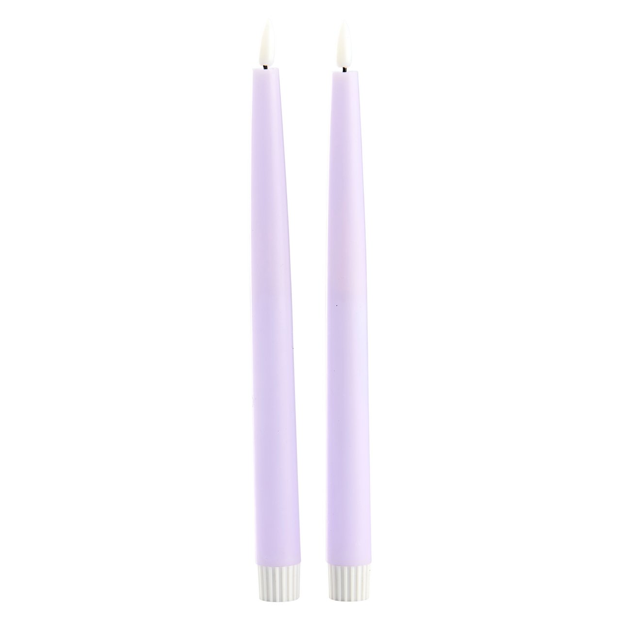 DAY LED LYS M/3D FLAMME 2STK 29CM LAVENDER DAY LED LYS M/3D FLAMME 2STK 29CM LAVENDER