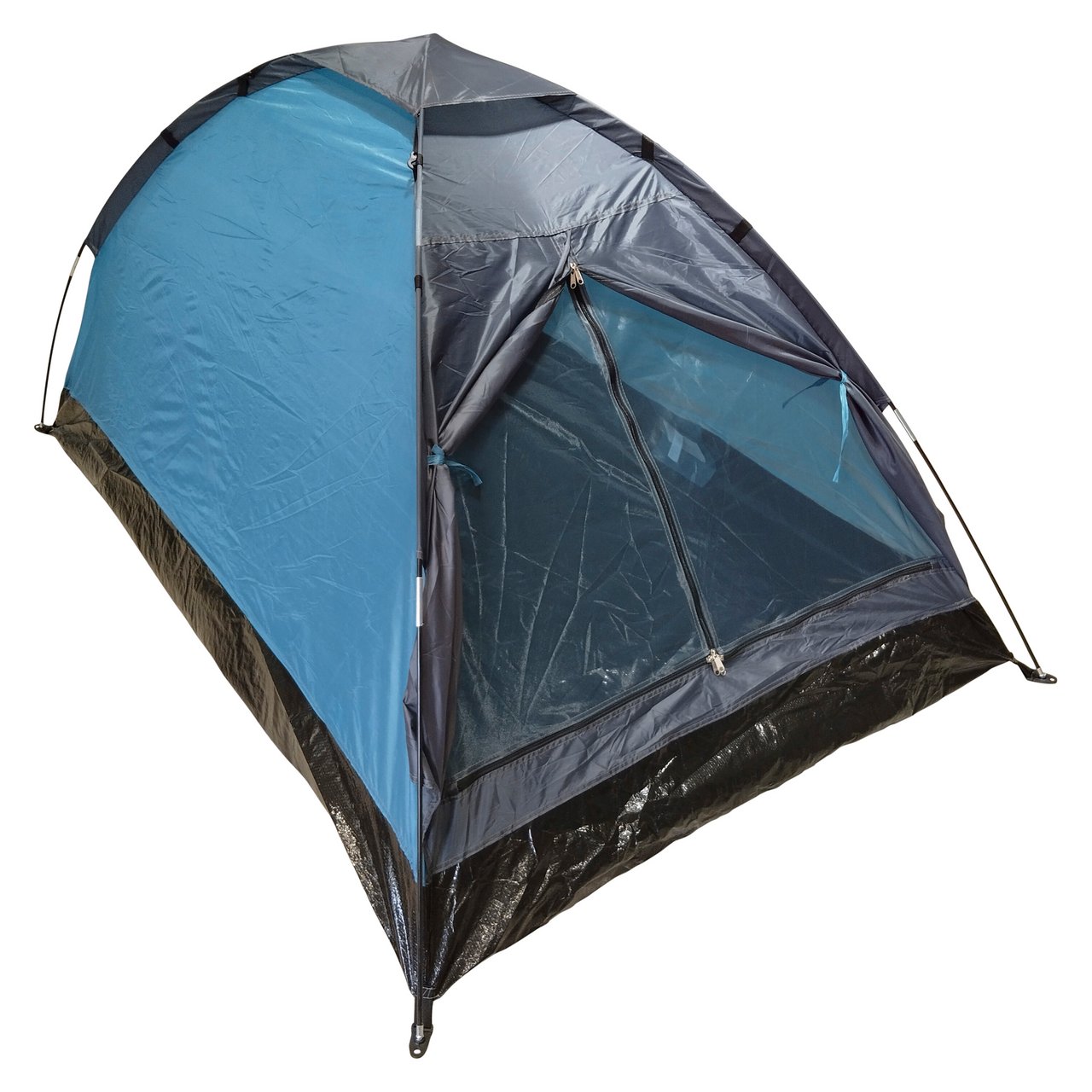 OUTFIT TELT 2 PERSONER BLÅ/GRÅ OUTFIT TELT 2 PERSONER BLÅ/GRÅ