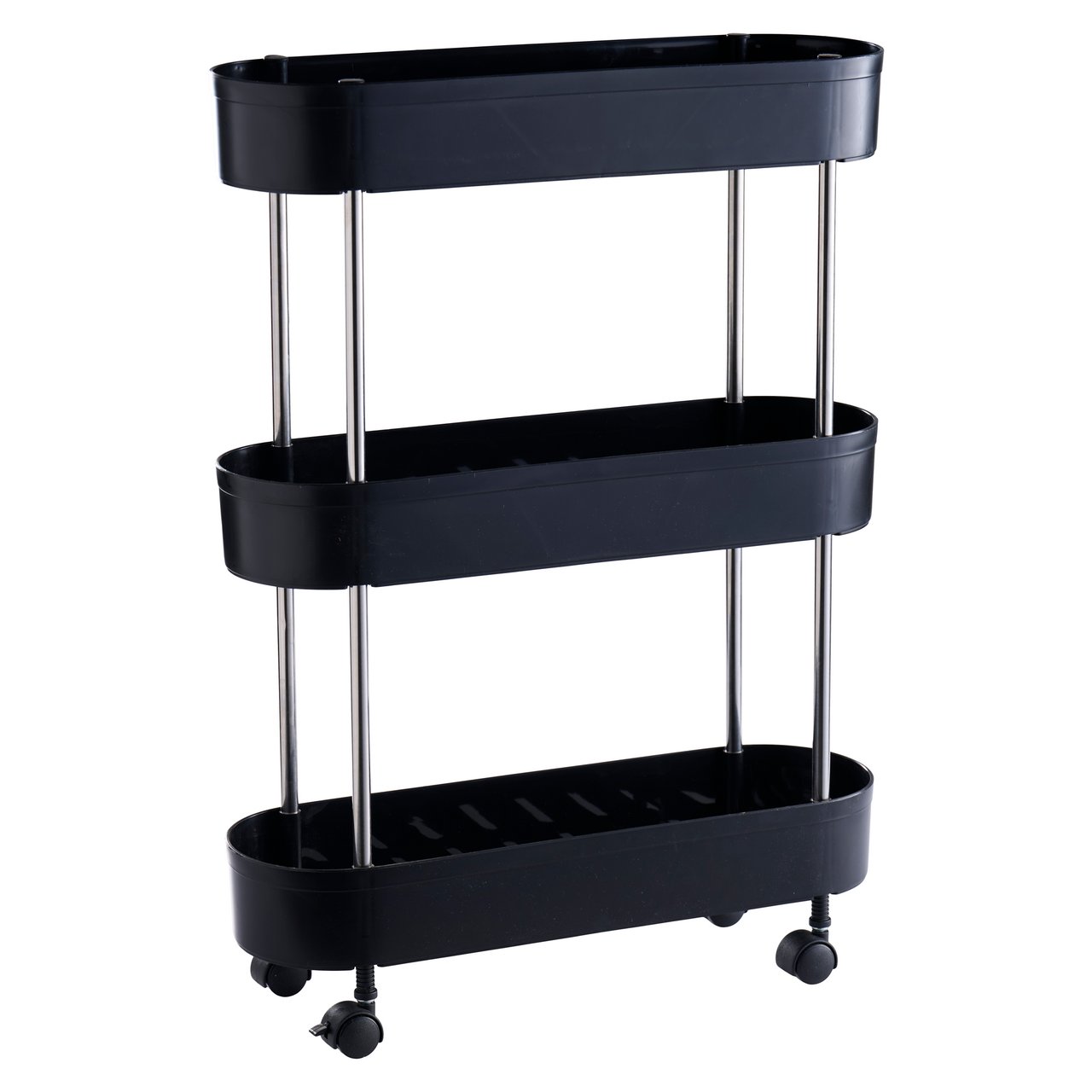 DAY RULLEBORD 3KURVER 46,3X15X63CM SORT DAY RULLEBORD 3KURVER 46,3X15X63CM SORT