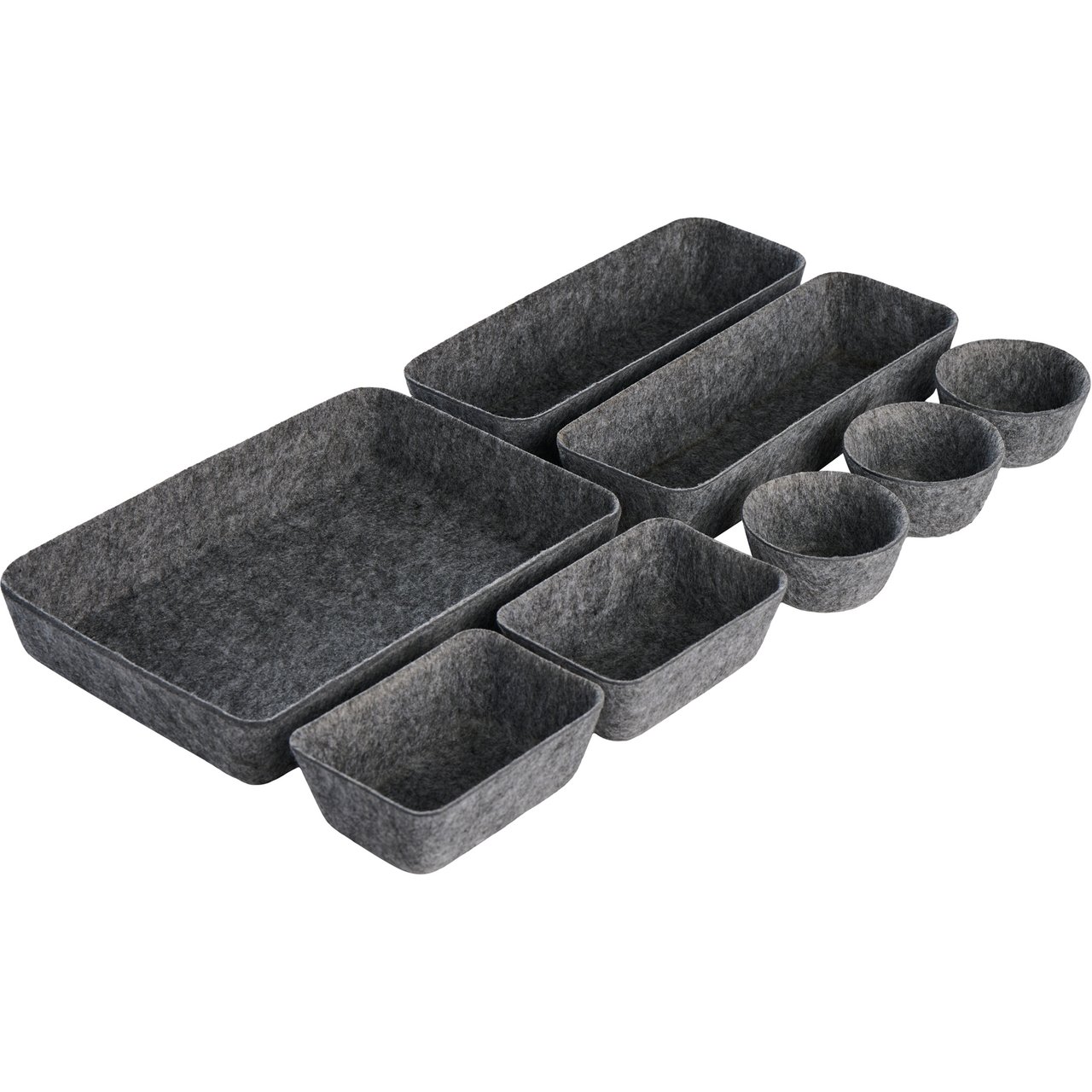 DAY OPPBEVARINGSSETT FILT 8 DELER GRÅ