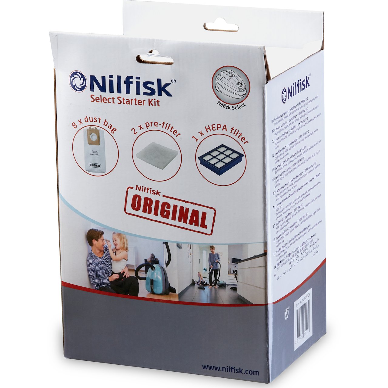 NILFISK SELECT STARTERKIT 8 POSER + HEPA FILTER NILFISK SELECT STARTERKIT 8 POSER + HEPA FILTER