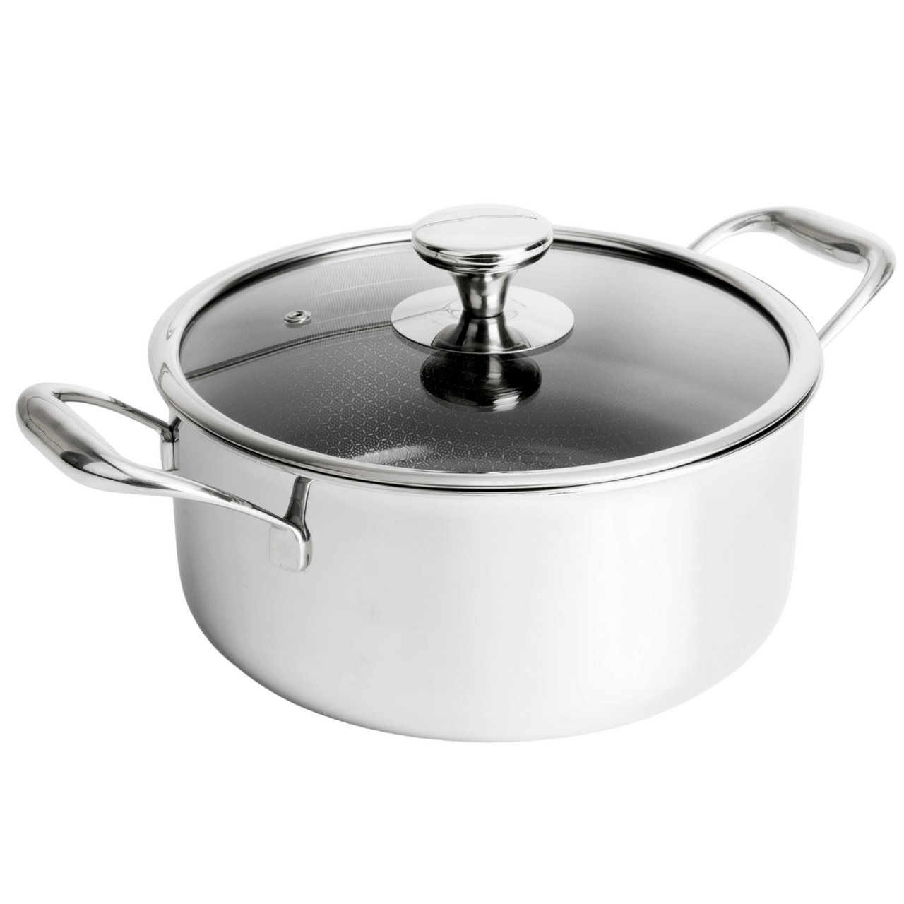 GLADKOKKEN HYBRID SLIPP-LETT GRYTE MED LOKK Ø24 CM 5L