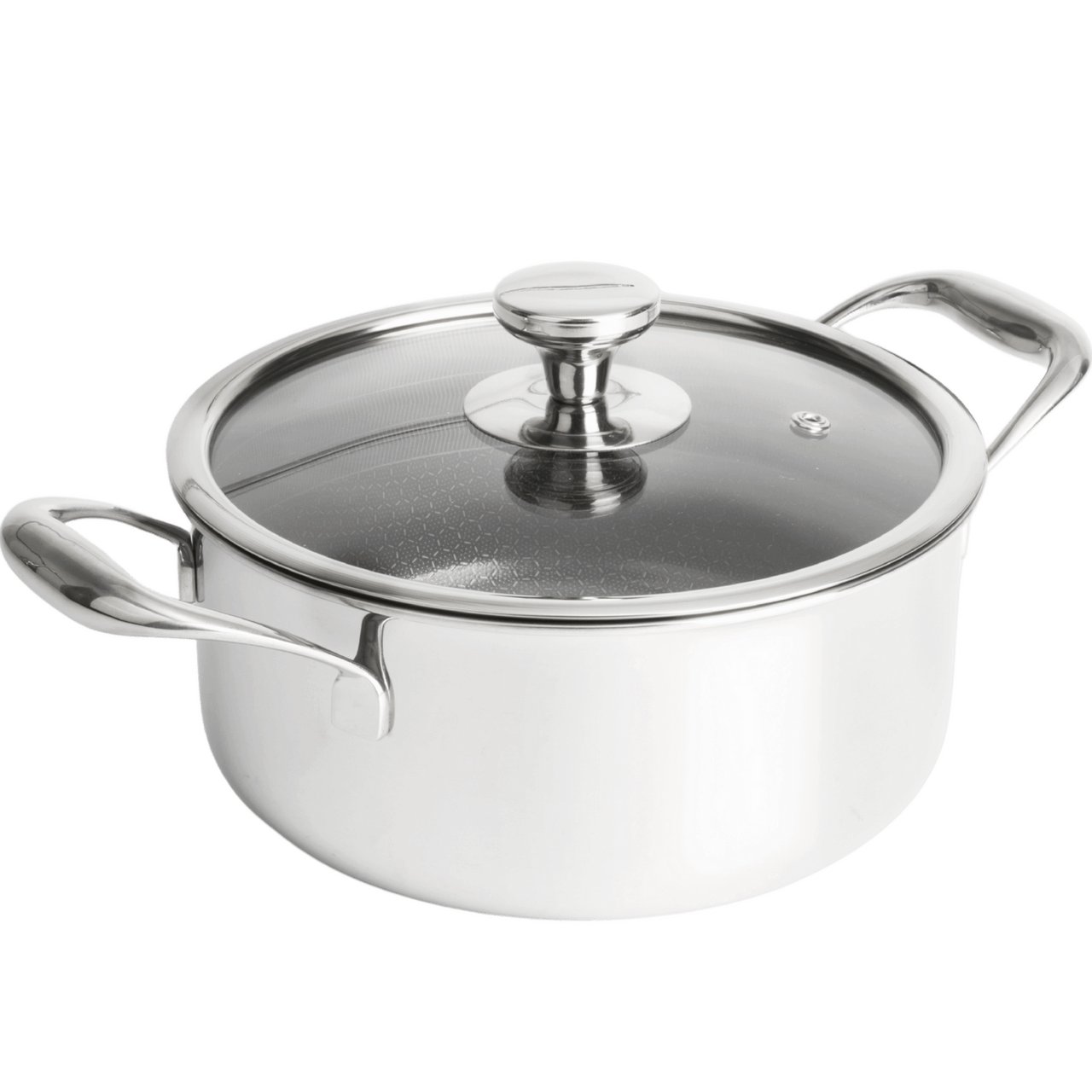 GLADKOKKEN HYBRID SLIPP-LETT GRYTE MED LOKK Ø20 CM 2,92L