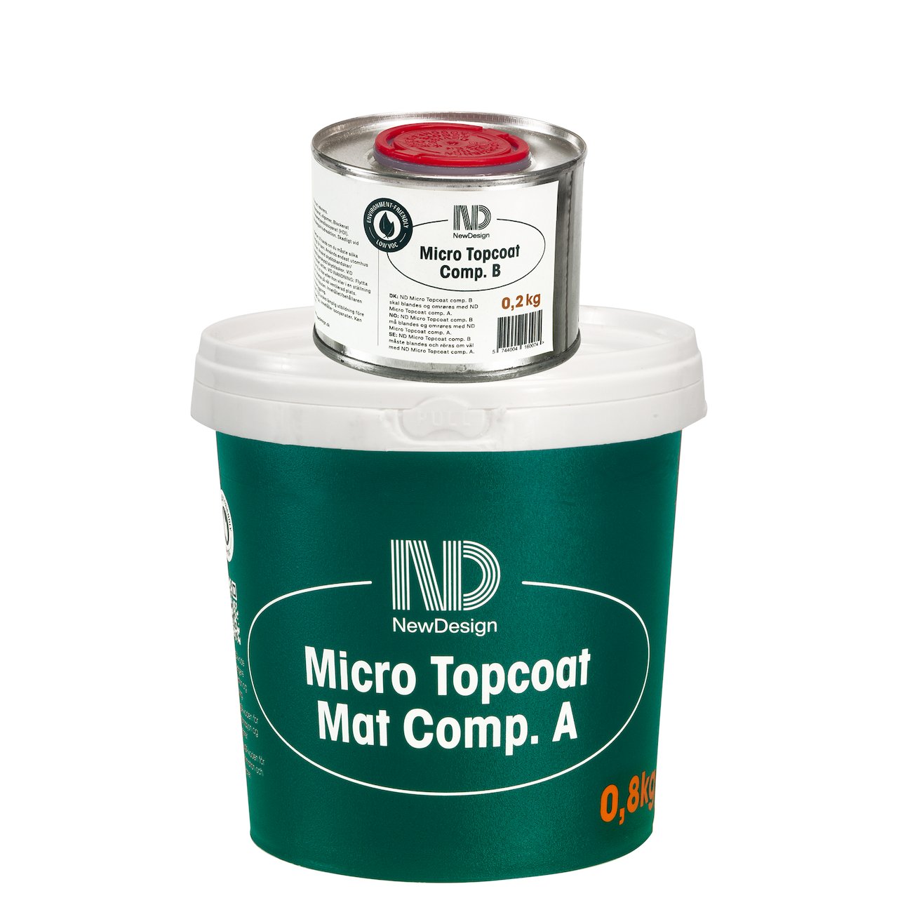 NEW DESIGN TOPCOAT MIKROSEMENT MATT A+B 1KG NEW DESIGN TOPCOAT MIKROSEMENT MATT A+B 1KG