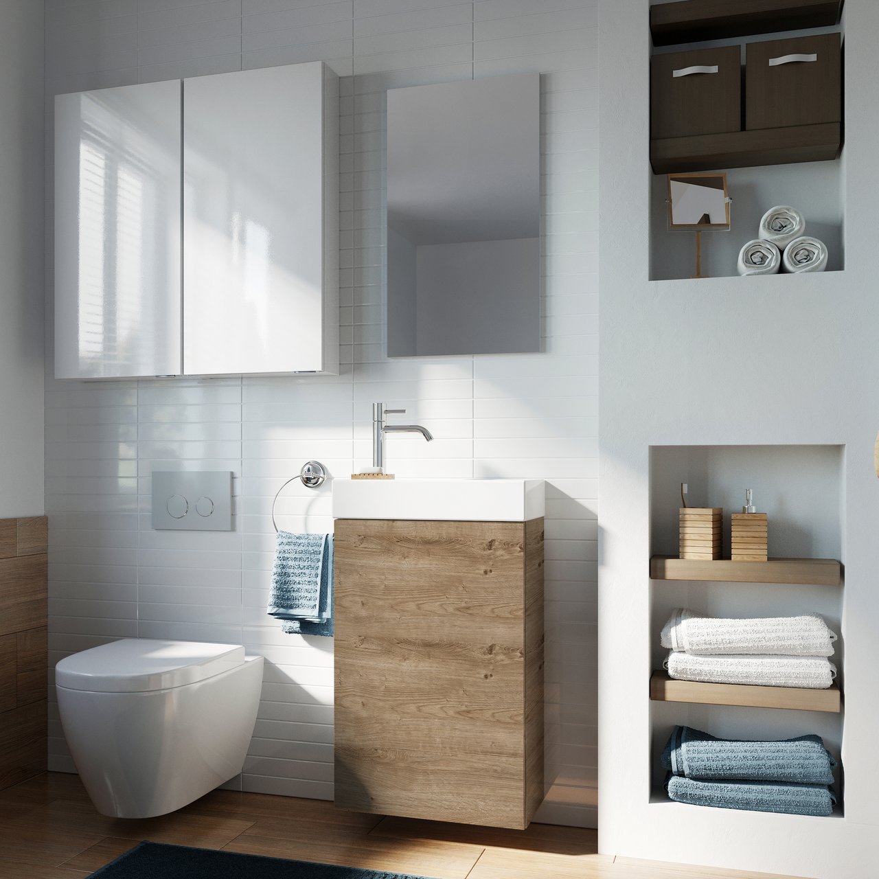 LIND MINI 40 BADEROMSMØBEL OAK