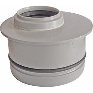 UPONOR KORT REDUKSJON FOR RØR 110/50 GRÅ UPONOR KORT REDUKSJON FOR RØR 110/50 GRÅ