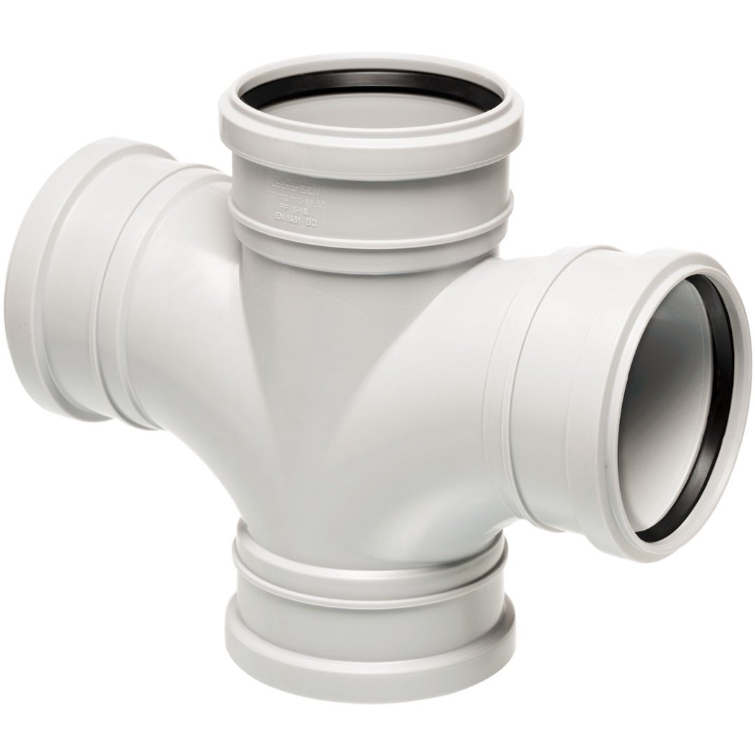 UPONOR DECIBEL DOBBELT GRENRØR 110/110-88.5 3 MUFFER HTP HVIT UPONOR DECIBEL DOBBELT GRENRØR 110/110-88.5 3 MUFFER HTP HVIT