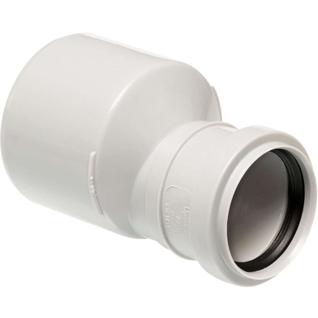 UPONOR DECIBEL REDUKSJON 110/75 M/MUFFE HVIT UPONOR DECIBEL REDUKSJON 110/75 M/MUFFE HVIT