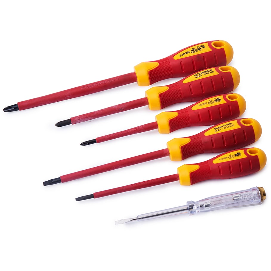 KENDO SKRUTREKKERSETT 1000V 6 DELER KENDO SKRUTREKKERSETT 1000V 6 DELER