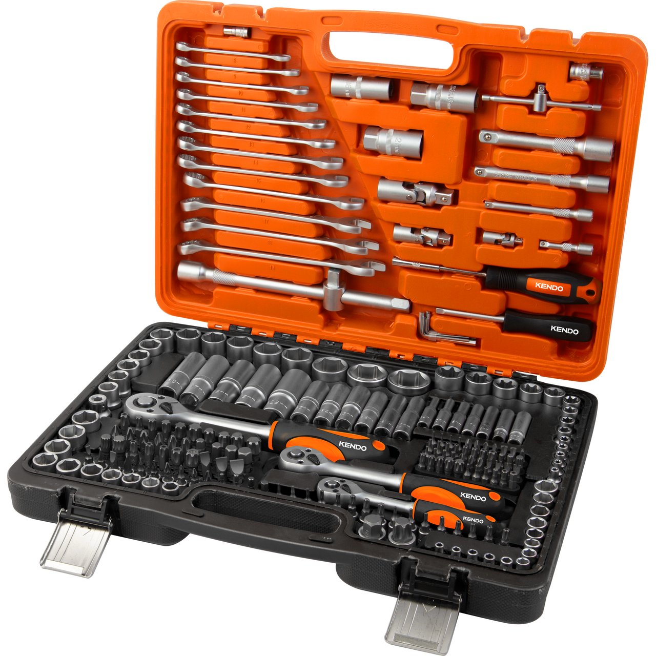 KENDO PIPENØKKELSETT 216 DELER KENDO PIPENØKKELSETT 216 DELER