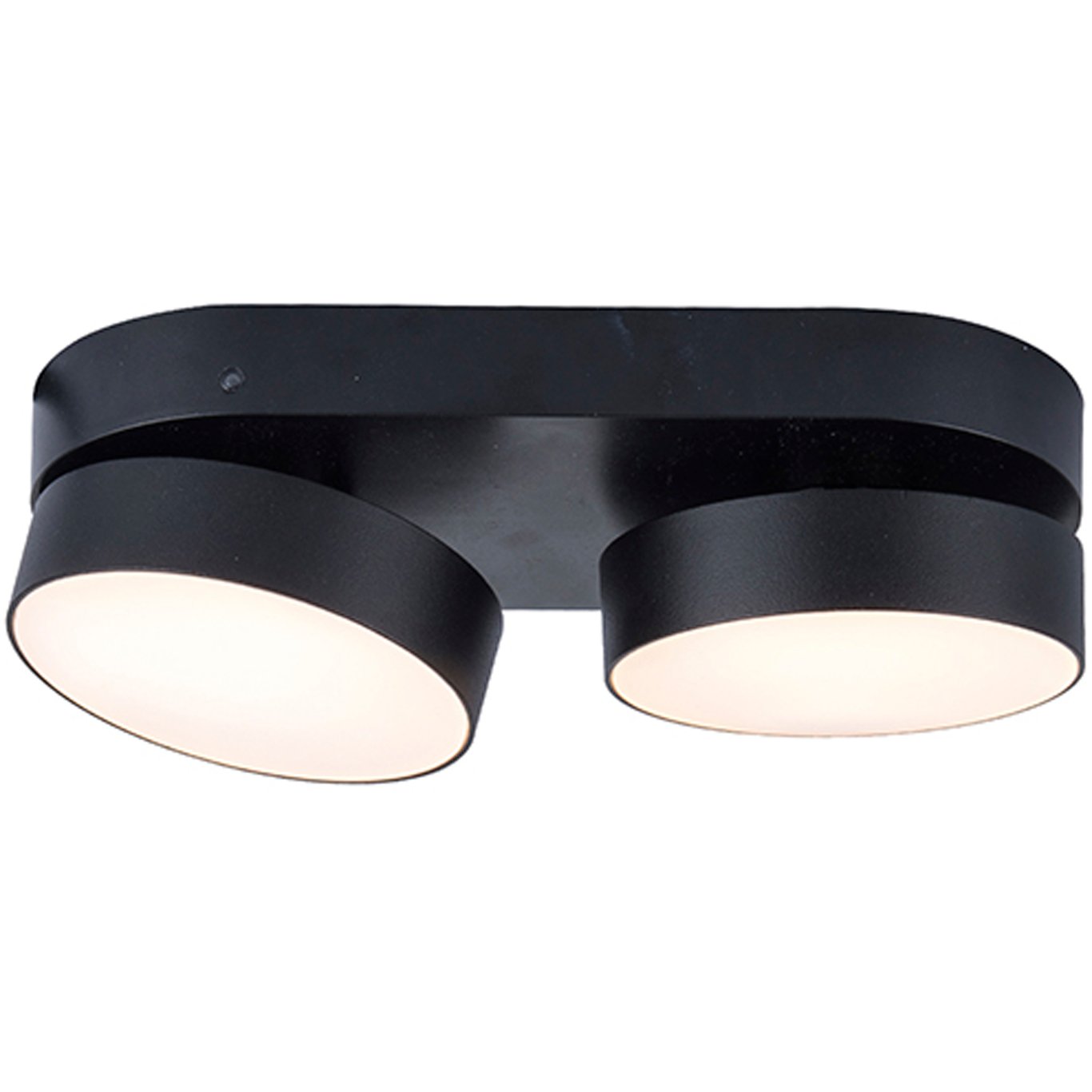 LUTEC CONNECT STANOS INDOOR 2 LED SORT TAKLAMPE Ø10 LUTEC CONNECT STANOS INDOOR 2 LED SORT TAKLAMPE Ø10