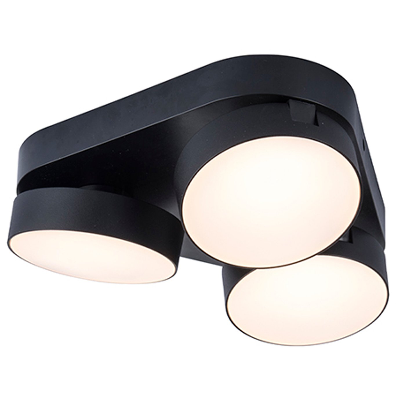 LUTEC CONNECT STANOS INDOOR 3 LED TAKLAMPE Ø22 SORT LUTEC CONNECT STANOS INDOOR 3 LED TAKLAMPE Ø22 SORT