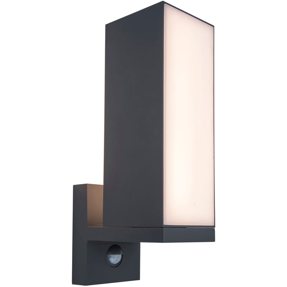 LUTEC ARCHITECTURAL CUBA VEGGHENGT LAMPE MØRK GRÅ