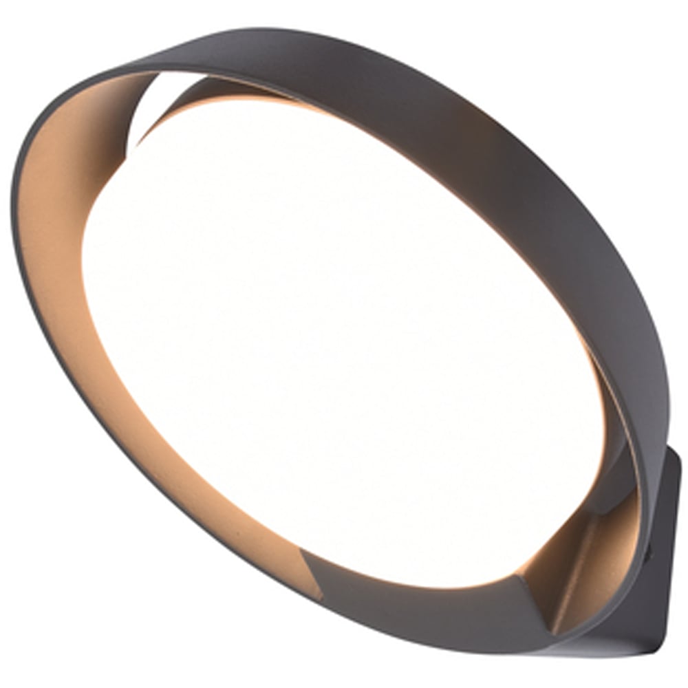 LUTEC ARCHITECTURAL POLO VEGGHENGT LAMPE MØRK GRÅ LUTEC ARCHITECTURAL POLO VEGGHENGT LAMPE MØRK GRÅ