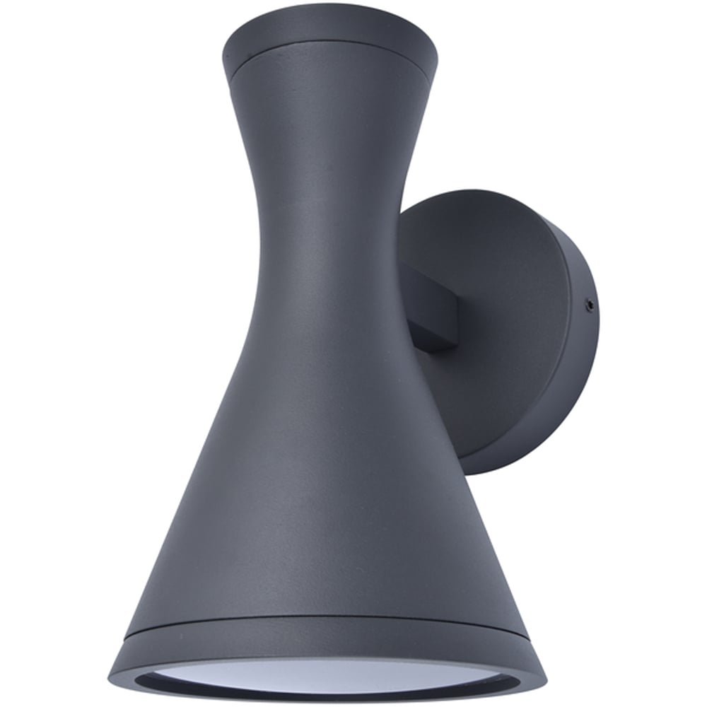 LUTEC ARCHITECTURAL BRUND VEGGHENGT LAMPE MATT SORT