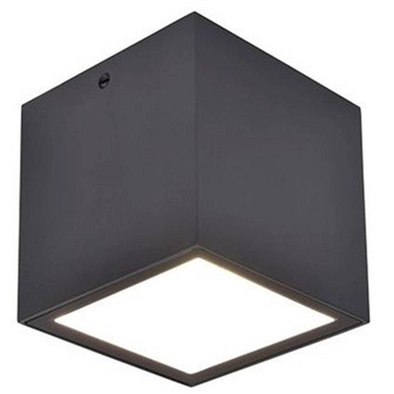 LUTEC ARCHITECTURAL GEMINI IP65 MØRK GRÅ TAKLAMPE