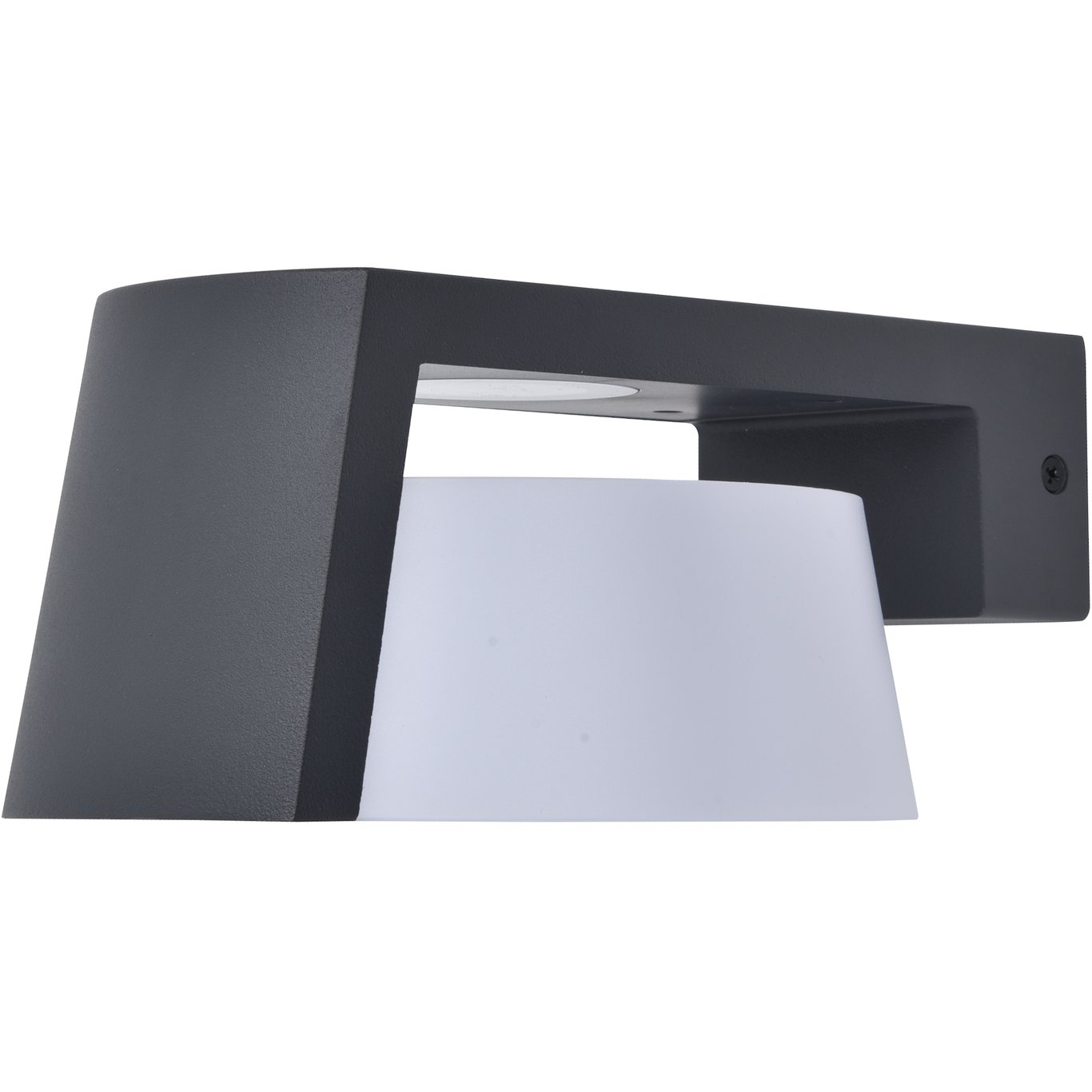 LUTEC ARCHITECTURAL MOON VEGGHENGT LAMPE MØRK GRÅ LUTEC ARCHITECTURAL MOON VEGGHENGT LAMPE MØRK GRÅ