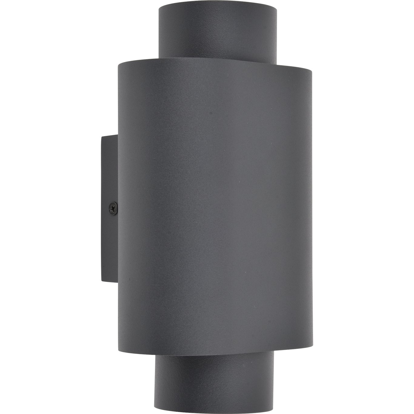 LUTEC ARCHITECTURAL CYPRES VEGGLAMPE DOBBEL MØRK GRÅ LUTEC ARCHITECTURAL CYPRES VEGGLAMPE DOBBEL MØRK GRÅ