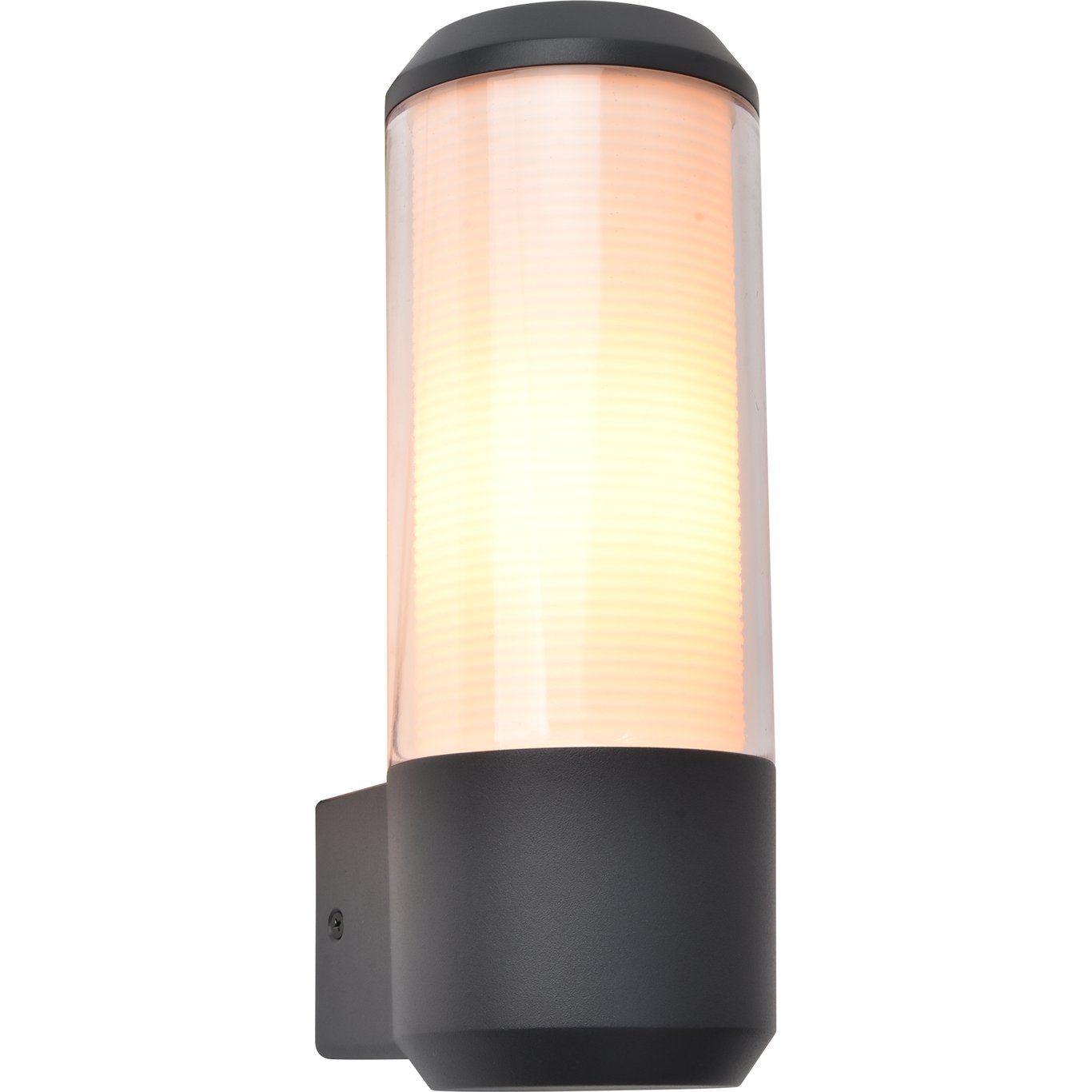 LUTEC ARCHITECTURAL HERO VEGGHENGT LAMPE MØRK GRÅ