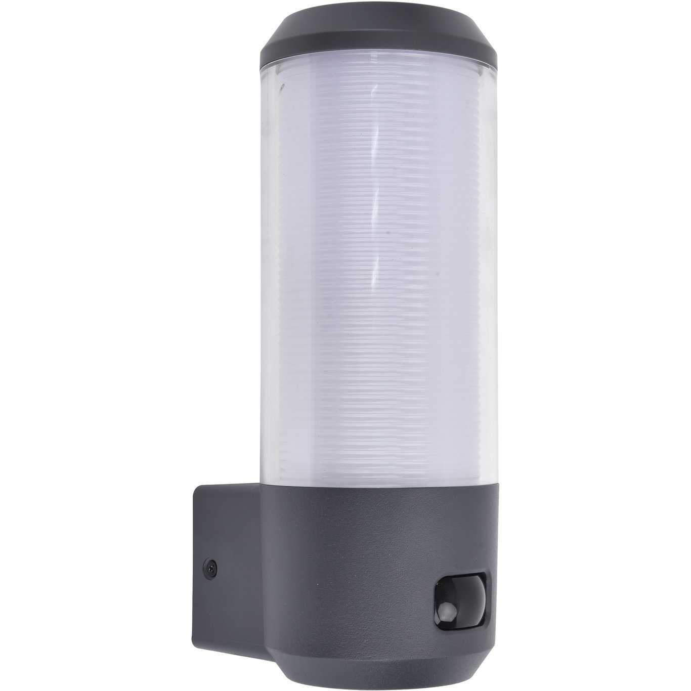 LUTEC ARCHITECTURAL HERO VEGGHENGT LAMPE M/ SENSOR MØRK GRÅ LUTEC ARCHITECTURAL HERO VEGGHENGT LAMPE M/ SENSOR MØRK GRÅ