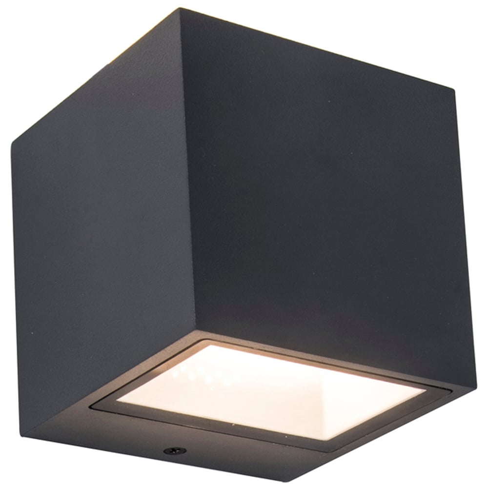 LUTEC GEMINI VEGGHENGT LAMPE MØRK GRÅ LUTEC GEMINI VEGGHENGT LAMPE MØRK GRÅ