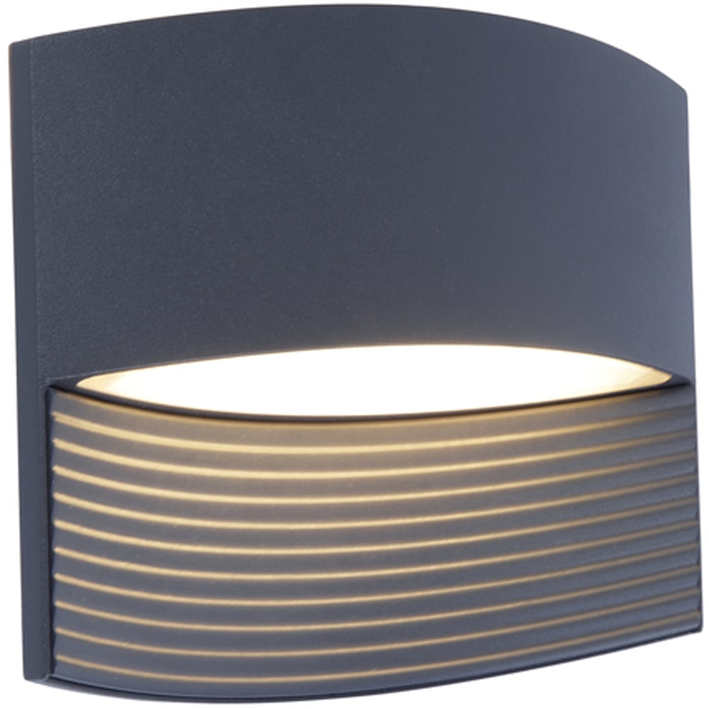 LUTEC ARCHITECTURAL LOTUS VEGGHENGT LAMPE MØRK GRÅ LUTEC ARCHITECTURAL LOTUS VEGGHENGT LAMPE MØRK GRÅ