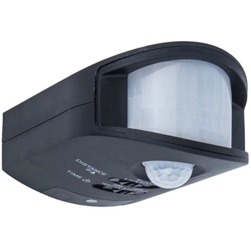 LUTEC SECURITY TORUS VEGGLAMPE SORT