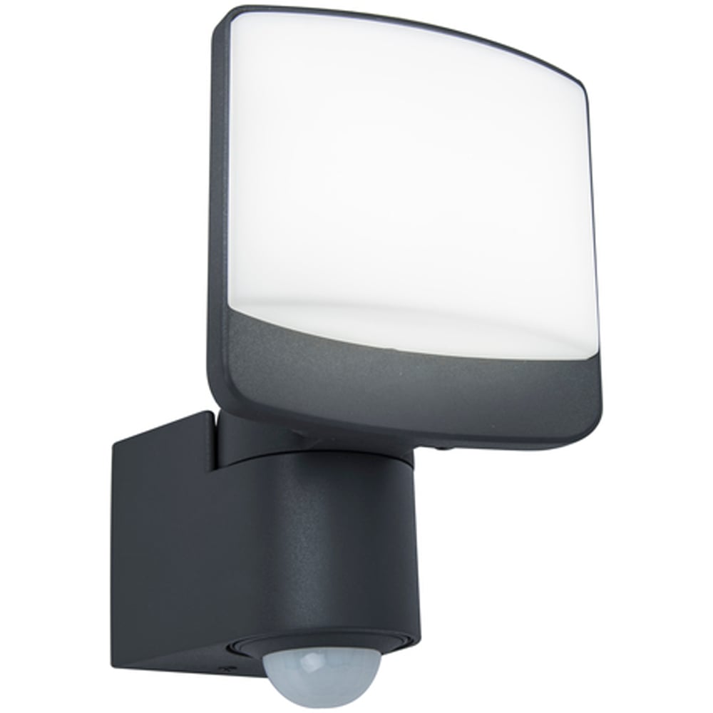 LUTEC SECURITY SUNSHINE VEGGLAMPE IP44 KULL GRÅ