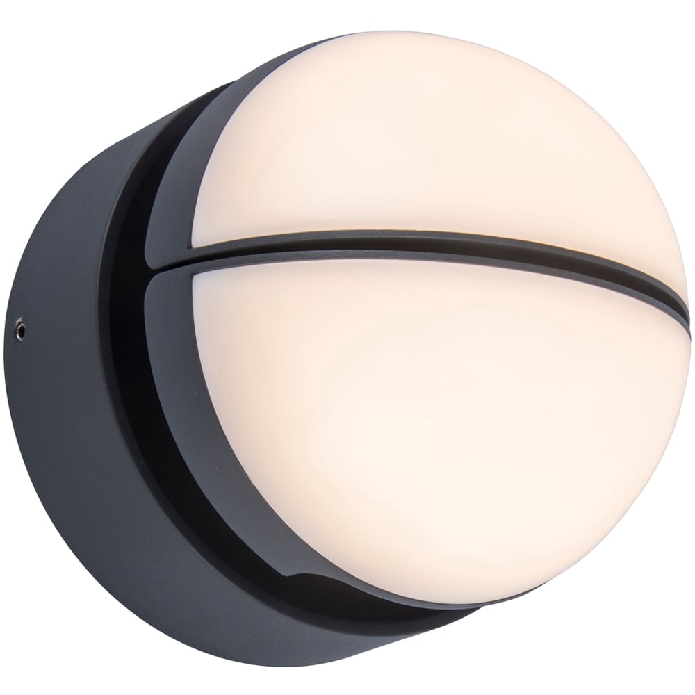 LUTEC ARCHITECTURAL EKLIPS VEGGHENGT LAMPE MØRK GRÅ