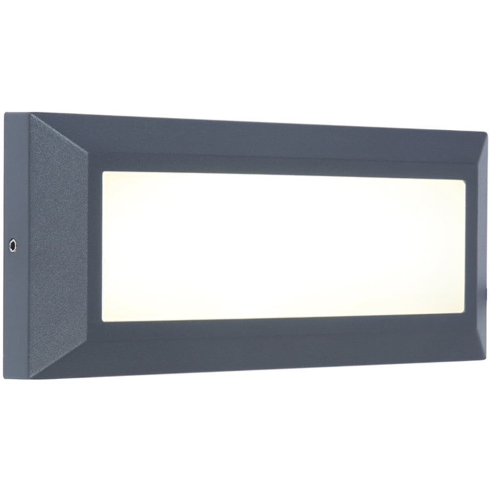 LUTEC ARCHITECTURAL HELENA VEGGHENGT LAMPE IP54 MØRK GRÅ LUTEC ARCHITECTURAL HELENA VEGGHENGT LAMPE IP54 MØRK GRÅ