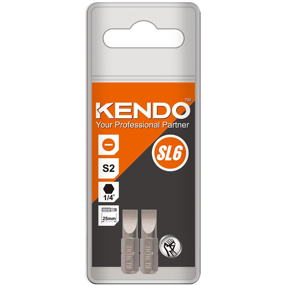 KENDO BITS SL6 2 STK KENDO BITS SL6 2 STK