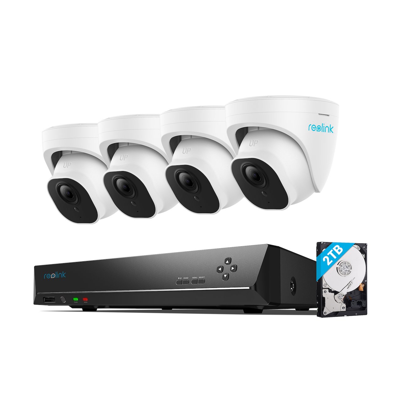 REOLINK KOMPLETT KAMERAPAKKE RLK8-800D4-A-8MP V2 REOLINK KOMPLETT KAMERAPAKKE RLK8-800D4-A-8MP V2