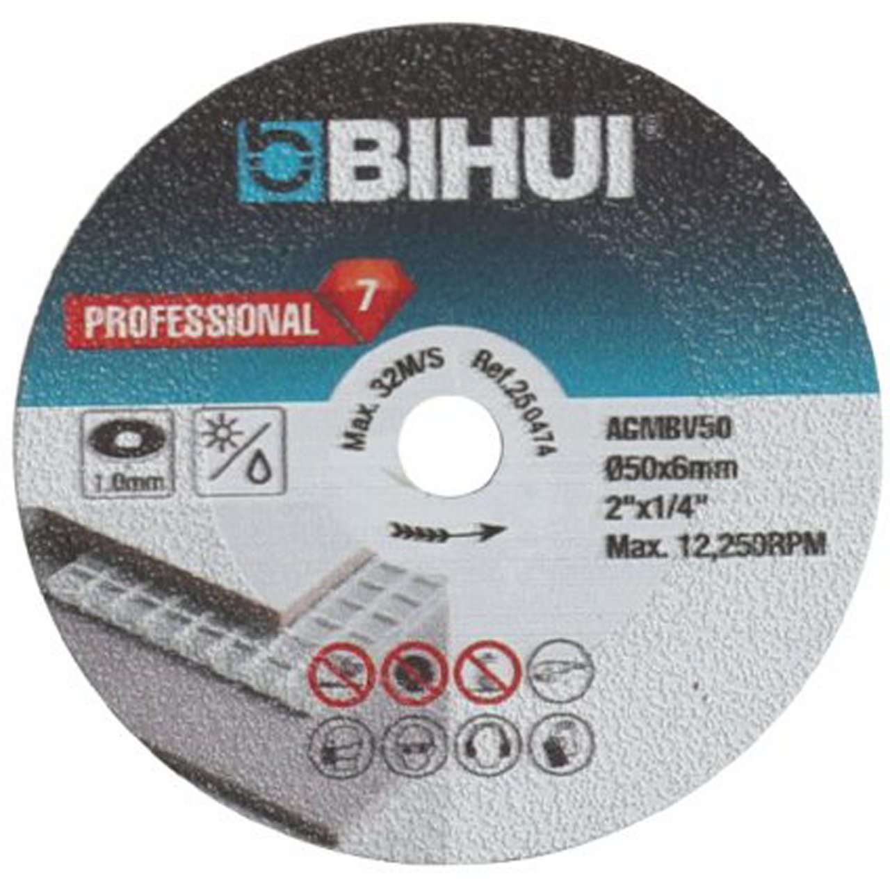 BIHUI MULTIKUTTEBLAD 50 MM, FOR MINI VINKELSLIPER AGMBV50