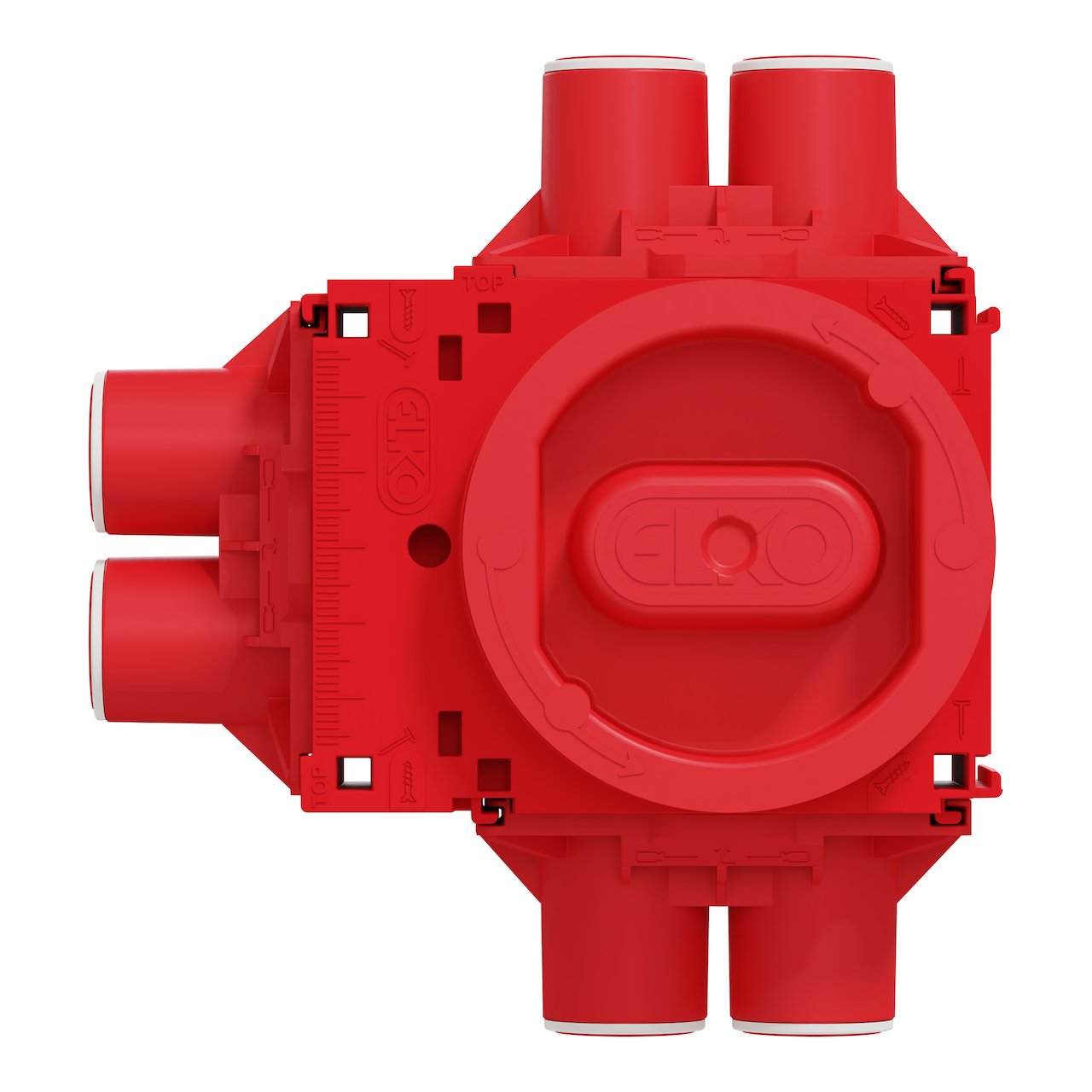 ELKO VEGGBOKS FLEXI+ LAV RING 6-LØP ELKO VEGGBOKS FLEXI+ LAV RING 6-LØP