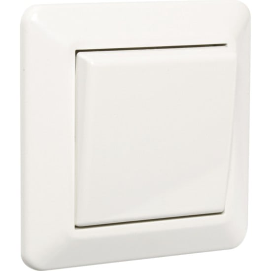 ELKO BRYTER 1-POL ENDEVENDER INNFELT RS16/6 HVIT ELKO BRYTER 1-POL ENDEVENDER INNFELT RS16/6 HVIT