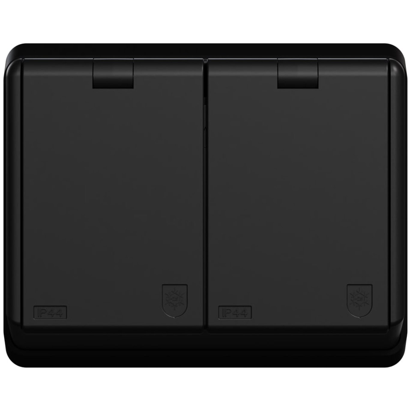 ELKO STIKK M/J DOBBEL INNF IP44 RS SORT ELKO STIKK M/J DOBBEL INNF IP44 RS SORT