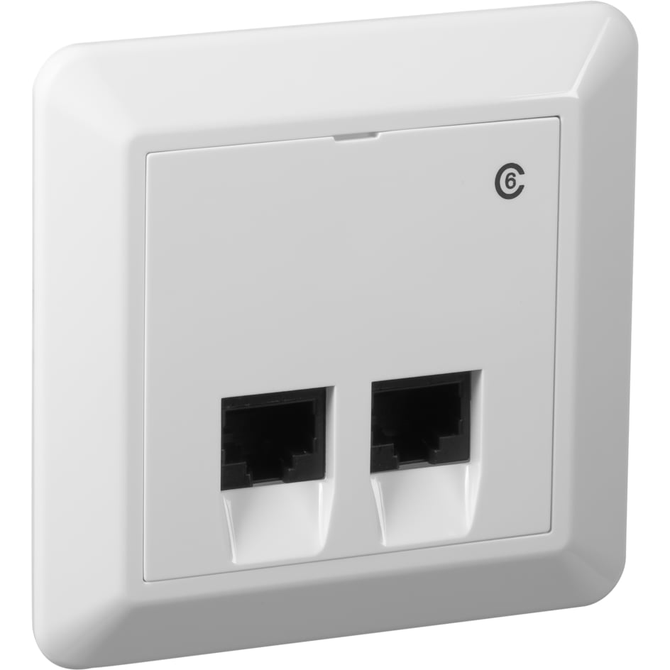 ELKO MODULARKONTAKT KAT.6 2X8 INNFELT RS16 HVIT ELKO MODULARKONTAKT KAT.6 2X8 INNFELT RS16 HVIT