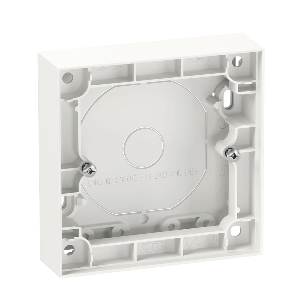 ELKO PLUS ENKEL KAPPE 25MM HVIT ELKO PLUS ENKEL KAPPE 25MM HVIT