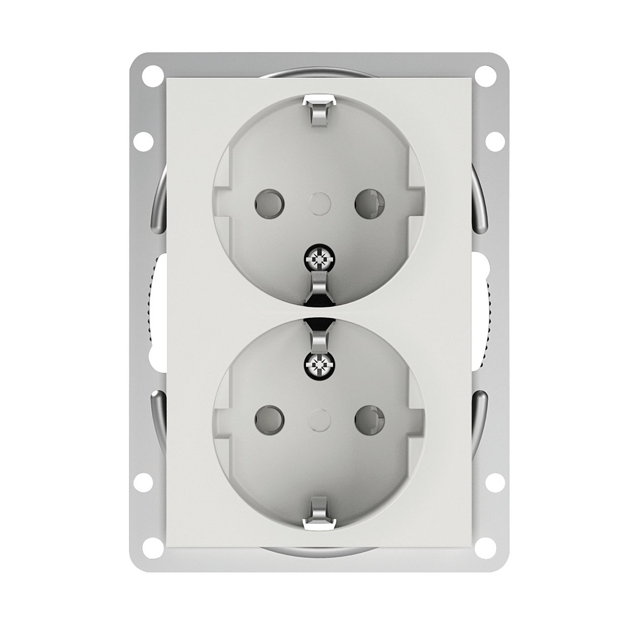 ELKO PLUS OPTION STIKKONTAKT DOBBEL M/JORD HVIT ELKO PLUS OPTION STIKKONTAKT DOBBEL M/JORD HVIT