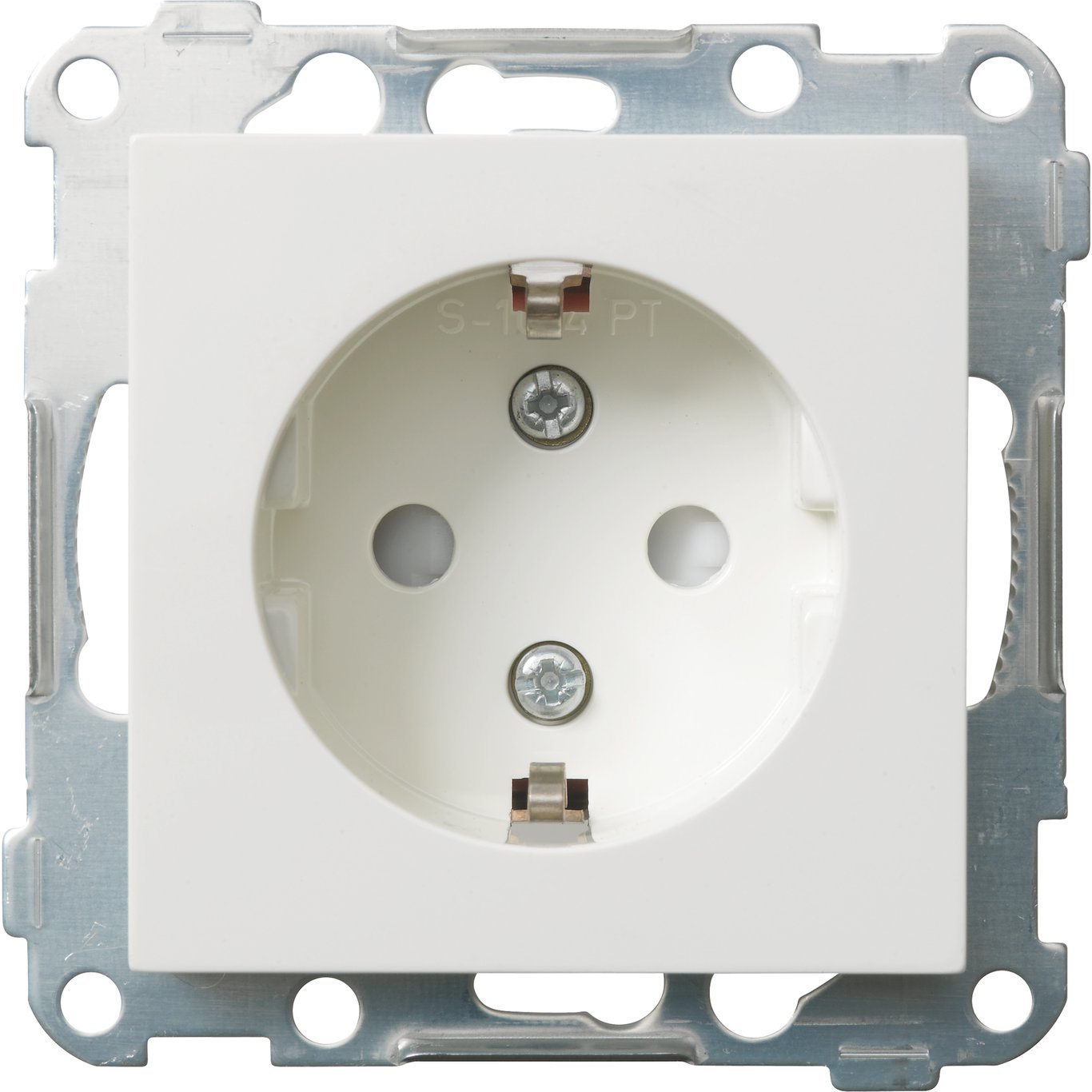 ELKO STIKKONTAKT ENKEL M/JORD INNFELT U/RAMME S1014 HVIT ELKO STIKKONTAKT ENKEL M/JORD INNFELT U/RAMME S1014 HVIT